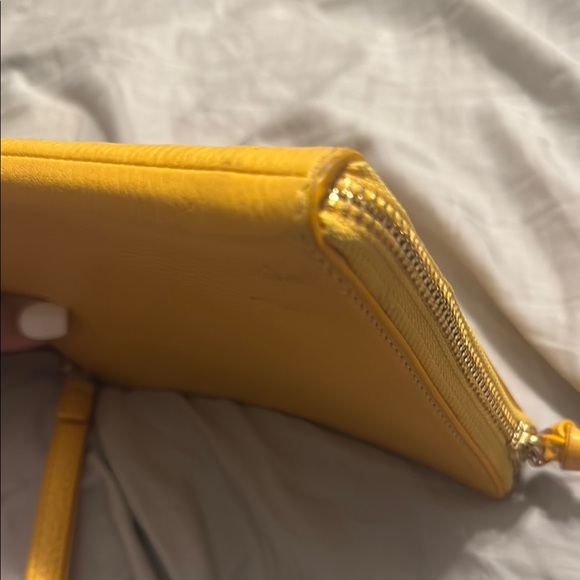 Tory Burch Vibrant Yellow Wristlet - Picture 3 of 7